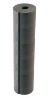 Anti-Rutsch-Matte aus Gummi, schwarz, Gleitreibbeiwert 0,6, Stärke 8 mm,  Rollenware, Rollenlänge 5000 mm, Rollenbreite 250 mm - Storjohann Shop